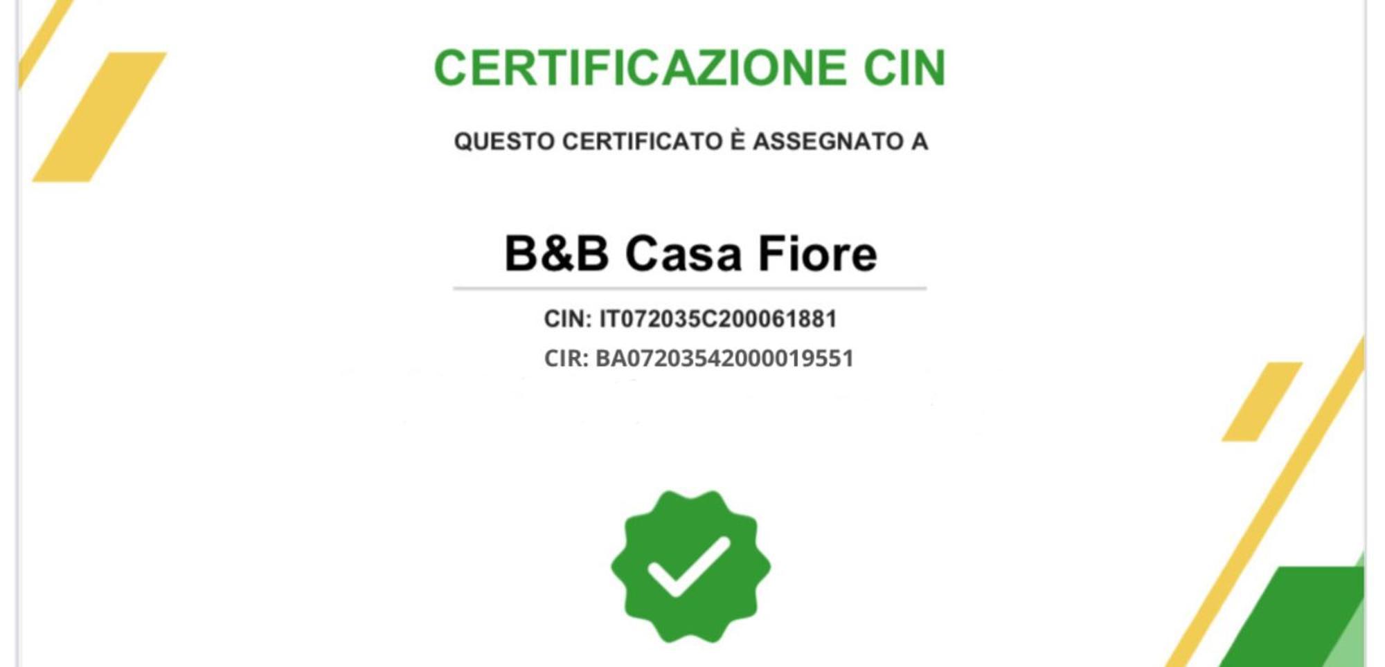 B&B Casa Fiore Поліньяно-а-Маре Екстер'єр фото